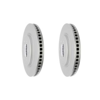 Front Geomet Coated Anti Rust Brake Rotor Set of 2