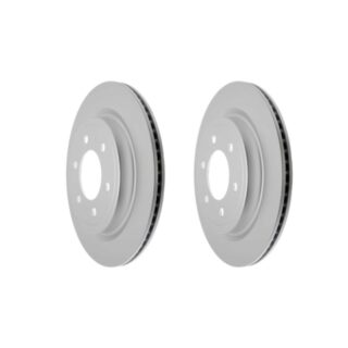 Rear Geomet Coated Anti Rust Brake Rotor Set of 2