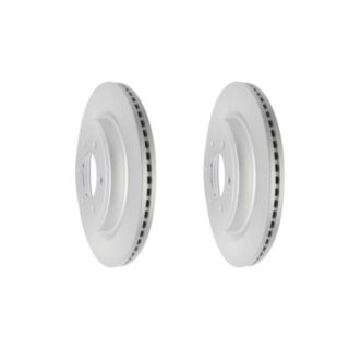 Rear Geomet Coated Anti Rust Brake Rotor Set of 2