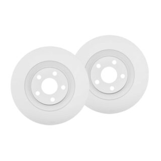 Front Geomet Coated Anti Rust Brake Rotor Set of 2