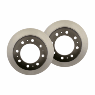 Rear Geomet Coated Anti Rust Brake Rotor Set of 2