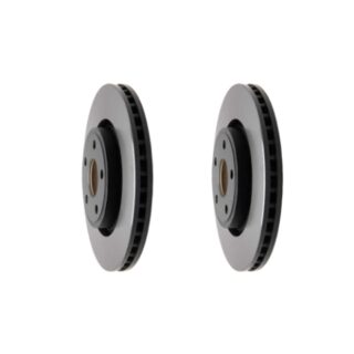 Front Geomet Coated Anti Rust Brake Rotor Set of 2