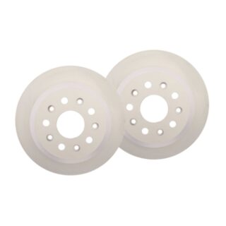 Rear Geomet Coated Anti Rust Brake Rotor Set of 2