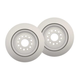 Rear Geomet Coated Anti Rust Brake Rotor Set of 2