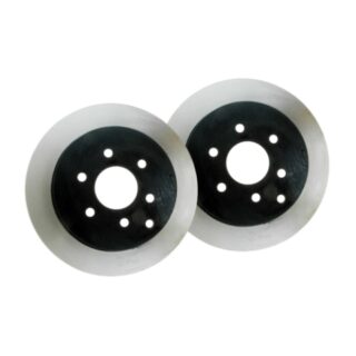 Rear Geomet Coated Anti Rust Brake Rotor Set of 2