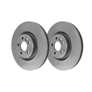 Front Geomet Coated Anti Rust Brake Rotor Set of 2