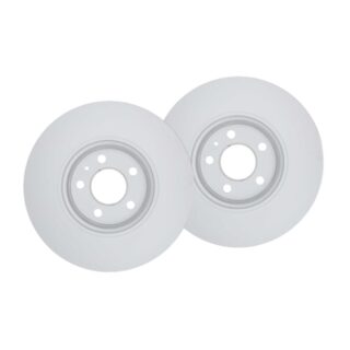 Front Geomet Coated Anti Rust Brake Rotor Set of 2