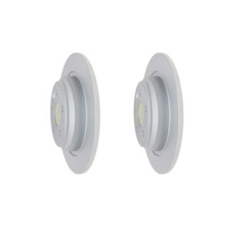 Rear Geomet Coated Anti Rust Brake Rotor Set of 2