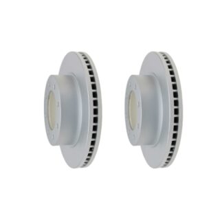 Front Geomet Coated Anti Rust Brake Rotor Set of 2