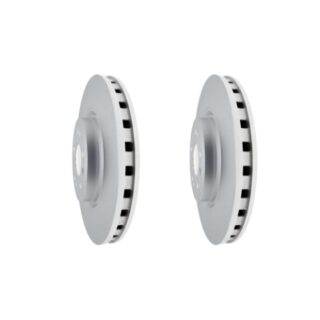Front Geomet Coated Anti Rust Brake Rotor Set of 2