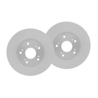 Front Geomet Coated Anti Rust Brake Rotor Set of 2