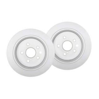 Rear Geomet Coated Anti Rust Brake Rotor Set of 2