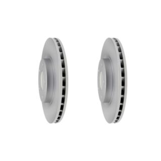 Front Geomet Coated Anti Rust Brake Rotor Set of 2