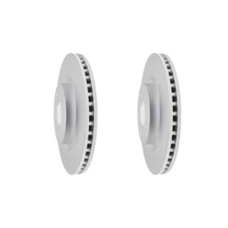 Front Geomet Coated Anti Rust Brake Rotor Set of 2