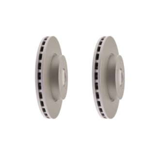 Front Geomet Coated Anti Rust Brake Rotor Set of 2