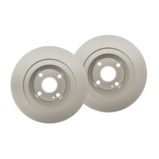 Rear Geomet Coated Anti Rust Brake Rotor Set of 2