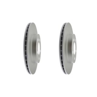 Front Geomet Coated Anti Rust Brake Rotor Set of 2