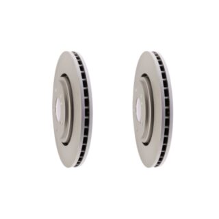 Front Geomet Coated Anti Rust Brake Rotor Set of 2