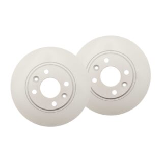 Front Geomet Coated Anti Rust Brake Rotor Set of 2
