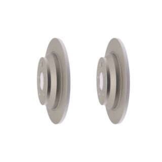 Rear Geomet Coated Anti Rust Brake Rotor Set of 2