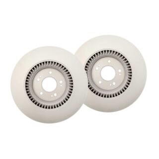 Front Geomet Coated Anti Rust Brake Rotor Set of 2