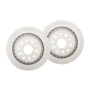 Rear Geomet Coated Anti Rust Brake Rotor Set of 2