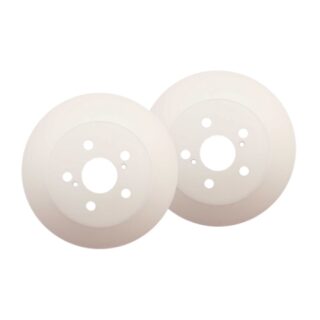 Rear Geomet Coated Anti Rust Brake Rotor Set of 2