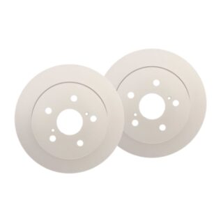 Rear Geomet Coated Anti Rust Brake Rotor Set of 2