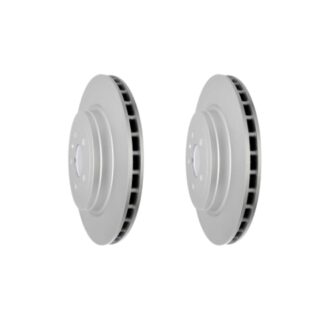Rear Geomet Coated Anti Rust Brake Rotor Set of 2