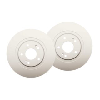 Front Geomet Coated Anti Rust Brake Rotor Set of 2