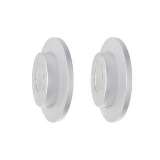 Rear Geomet Coated Anti Rust Brake Rotor Set of 2