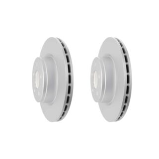 Front Geomet Coated Anti Rust Brake Rotor Set of 2
