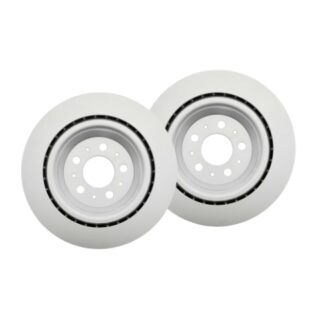 Rear Geomet Coated Anti Rust Brake Rotor Set of 2